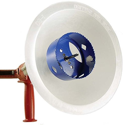 Rack-A-Tiers Driller's Dust Bowl - Hole Saw dust Bowl Installing recessed Lights, Works for All Hole saws, Overhead Drilling dust Catcher (48000) Brand: Rack-A-Tiers