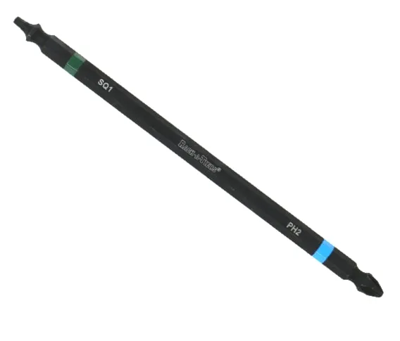 [70124GB] Impact Bit - Double Ended #1 Green & #2 Blue x 4"