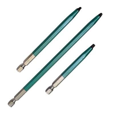 Driver Bit - #1 Green Square x 4"