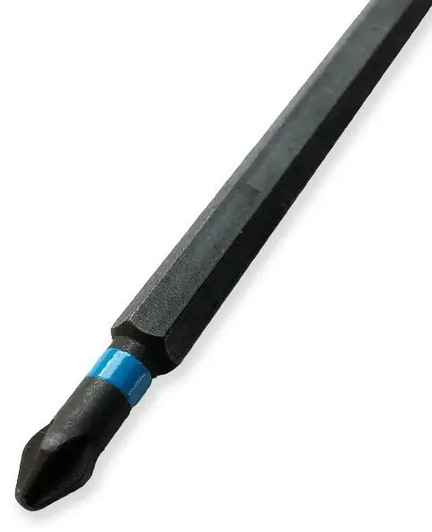 Impact Bit - #1 Phillips 4" -Grey ring