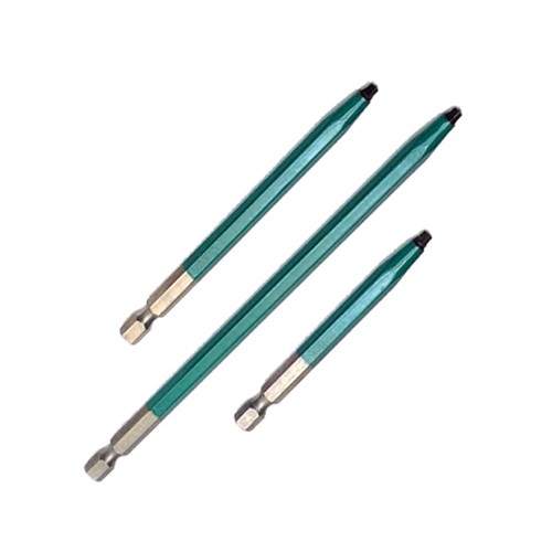 [70160GP1] Driver Bit - #1 Green Square x 6" PKG