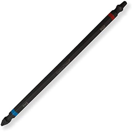 Impact Bit - Dble End-Phillips #2 & Rob #2  x 6" -Blue/Red