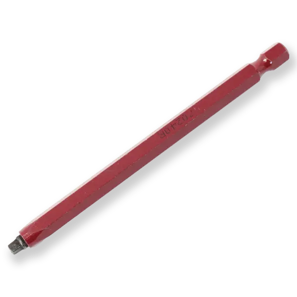 Driver Bit - #2 Red Square x 4"