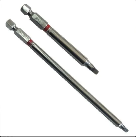 Impact Bit - #2 Robertson x 4" -Red ring