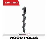 Auger Flex Bit 3/8" x 24" -for Wood only