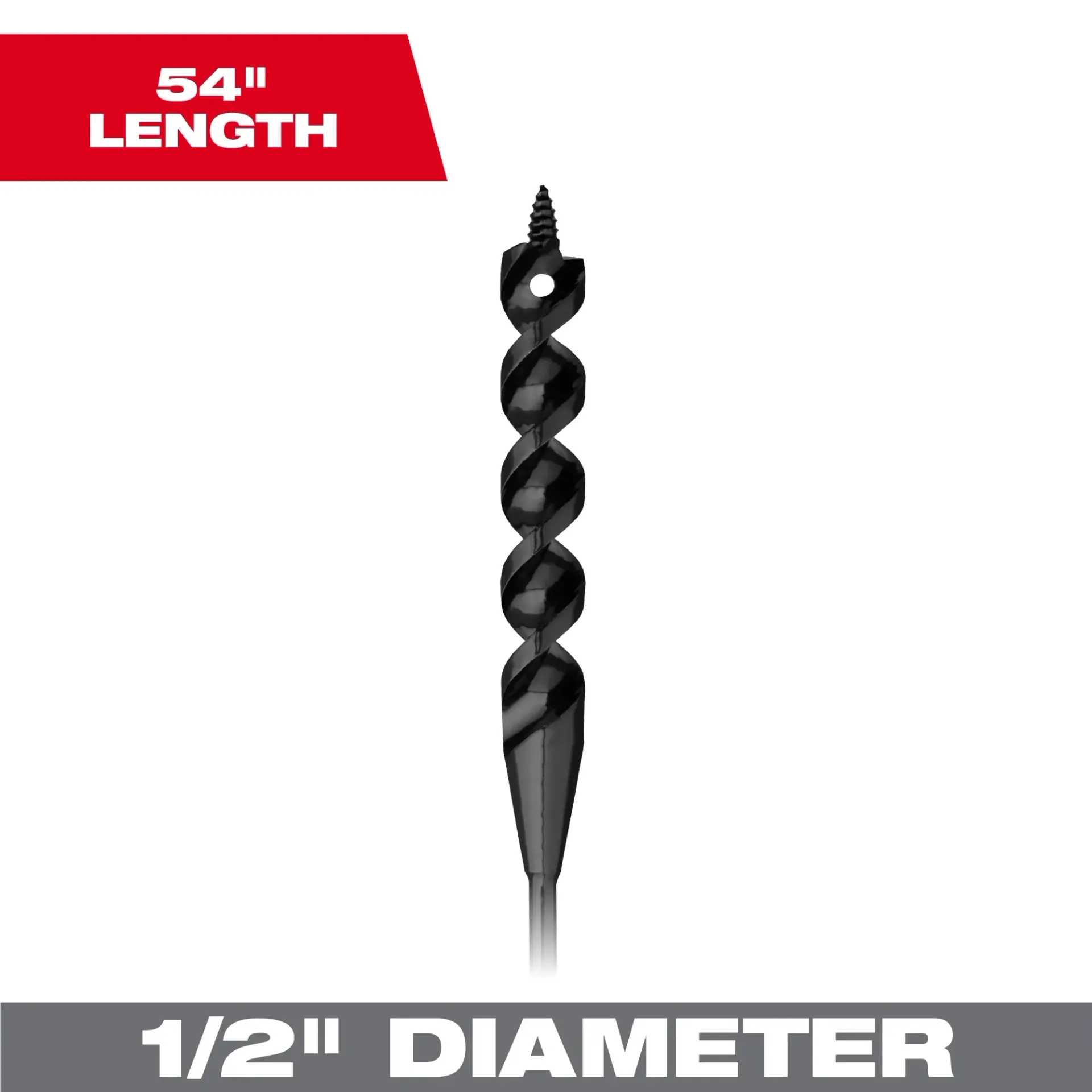 Auger Flex Bit 1/2" x 54" -HSS