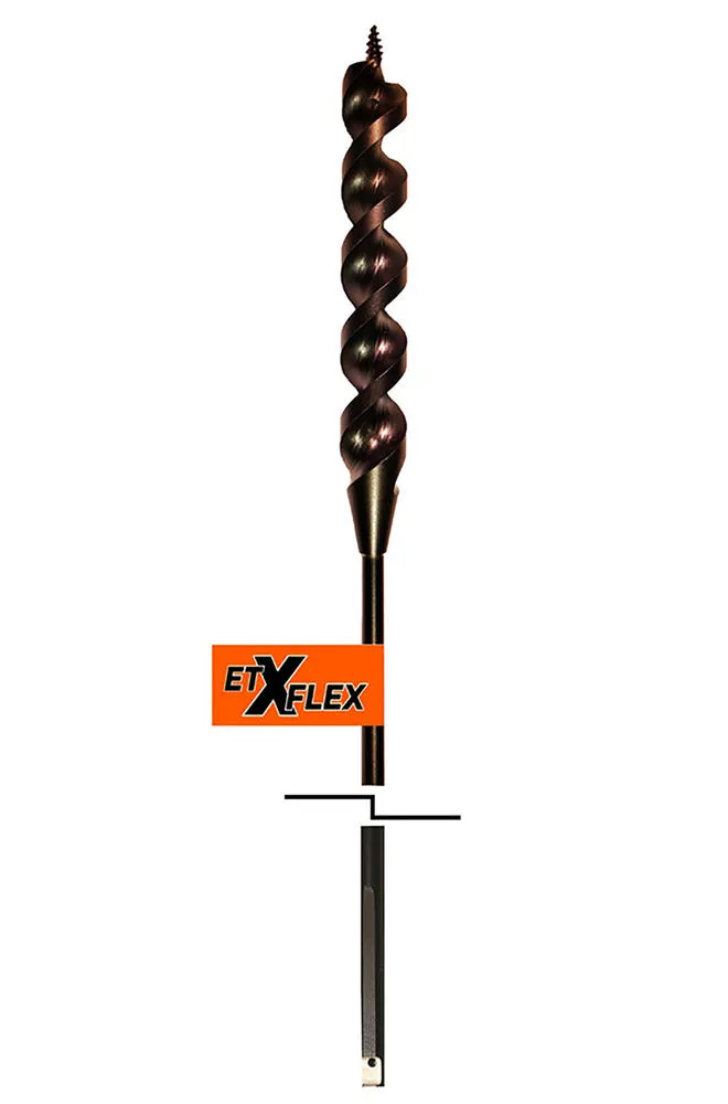 [AFBH1424] Auger Flex Bit 1/4" x 24" -HSS