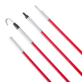 Click 'N' Fish -Glow Push Connect Fish Sticks Kit - 8 pcs - 5/32" (24' total) 
