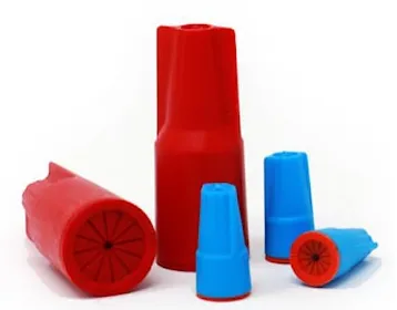 Aqua/Orange Outdoor Waterproof Connectors (Qty 25)