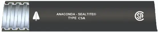 10081 1" CSA SEALTITE black 30 M 