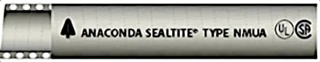 1/2" NMUA UL/CSA Grey Non Metallic Liquid Tight Conduit 30M 