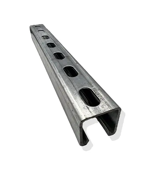 Slotted Strut Channel, Pre-Galvanized, 1-5/8″ X 1-5/8″ X 12GA X 10′