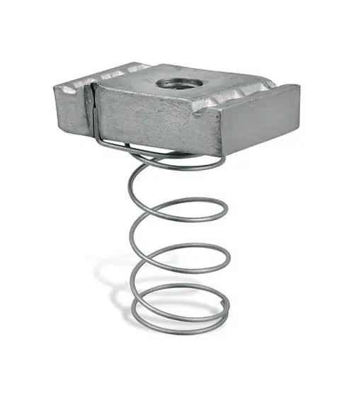 1/4″ Regular Channel Spring Nut – Electroplated Zinc