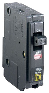Square D QO120 Circuit Breaker 20A Plug in 120/240V 1P 