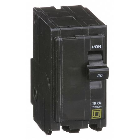 [QO220] Square D QO220 QO 20 Amp TwoPole Circuit Breaker