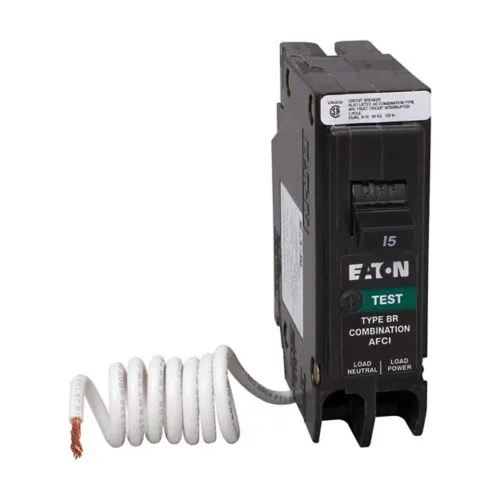 Eaton BRN115AFC 15A Single Pole Arc Fault Circuit Breaker