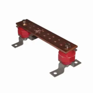Burndy Bare Copper Busbar 1/4x2x10" 16Holes BBB14210A