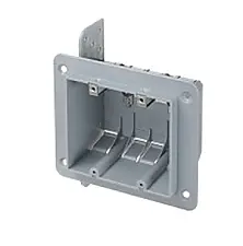 Two Gang Non-metallic Switch And Outlet Box | PB02