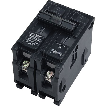 Siemens Circuit Breaker, Type QP, 50A, 2 Pole, 50A