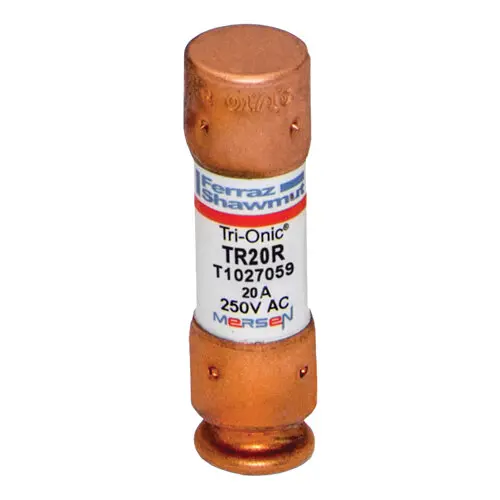 Mersen TR20R 20A 250VAC Class RK5 Time-Delay Fuse (Tri-Onic TR-R)