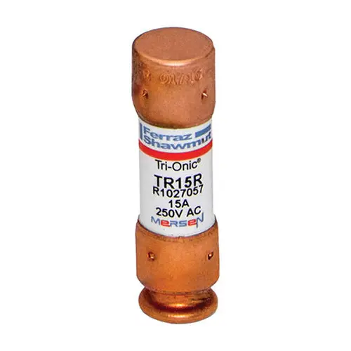 [TR15R] Mersen TR15R 15A 250VAC Class RK5 Time-Delay Fuse (Tri-Onic TR-R)