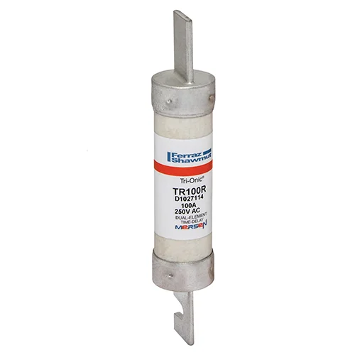 Mersen TR100R 100A 250VAC Class RK5 Time-Delay Fuse (Tri-Onic TR-R)