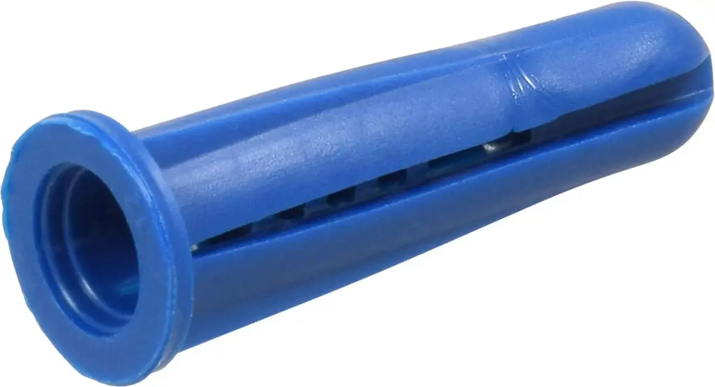 6-8X3/4 Plastic Wall Plug Blue 1000/Jar