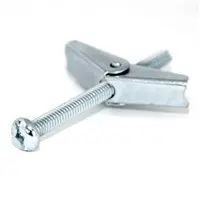 [610683E 147800] Zinc Toggle Bolts 3/16 x 3"