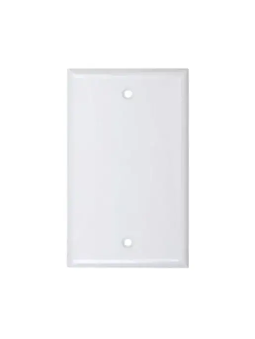 1 Gang Blank Cover Plate White