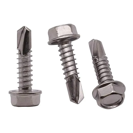 Hex Self Tappers 8 x 1" (100/Pack) 