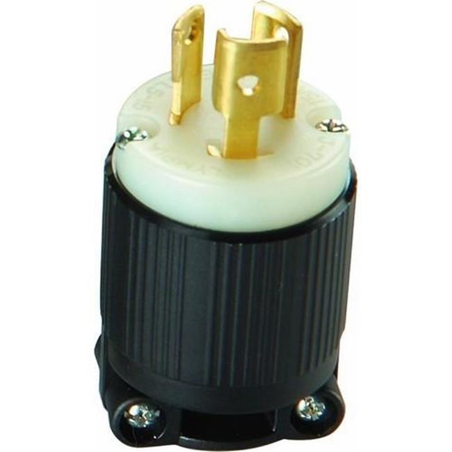 [89729] Morris 89729 Twist Lock Male Plugs - 2 Pole  3 Wire  15A 125VAC