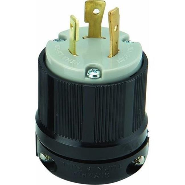 Morris 89746 Twist Lock Male Plugs - 2 Pole  3 Wire  20A 250VAC