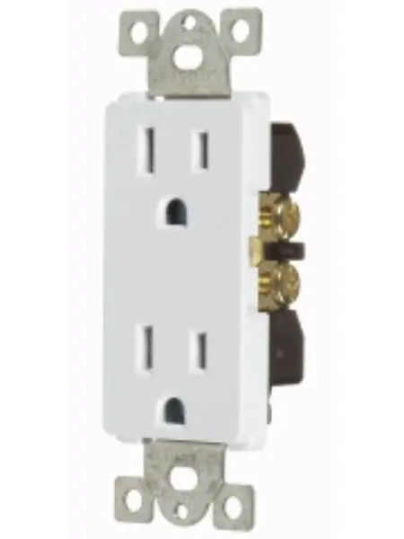 [45114] Vista Electrical 45114 Industrial Decorator 15A Duplex Outlet 