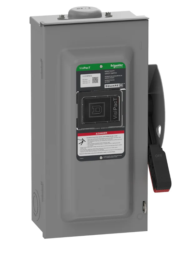 Square D VH323BRBGL Switch | 240V 100A 3P Fusible Disconnect VH