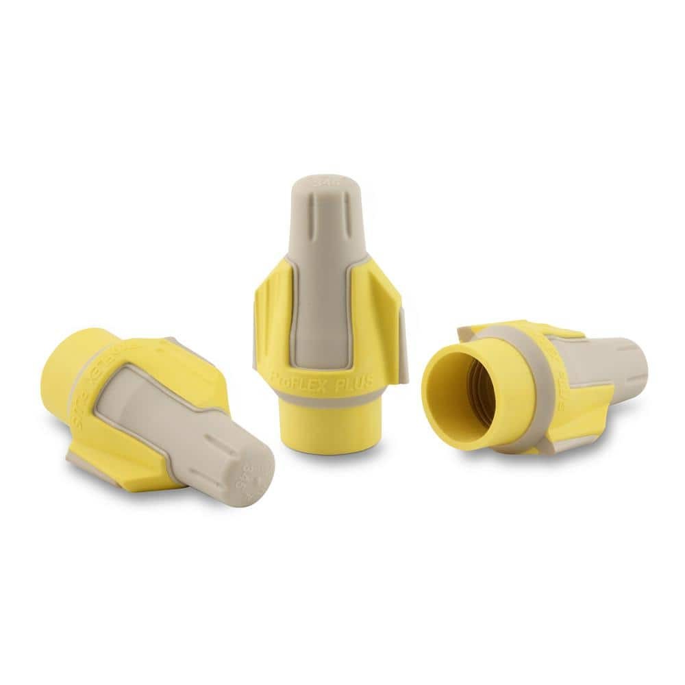 IDEAL Industries 30-345 Twister ProFLEX PLUS 345 Tan/Yellow, 100-pack