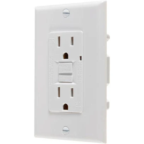 [B5011] Vista 15A Tamper-Resistant GFCI Outlet, White 