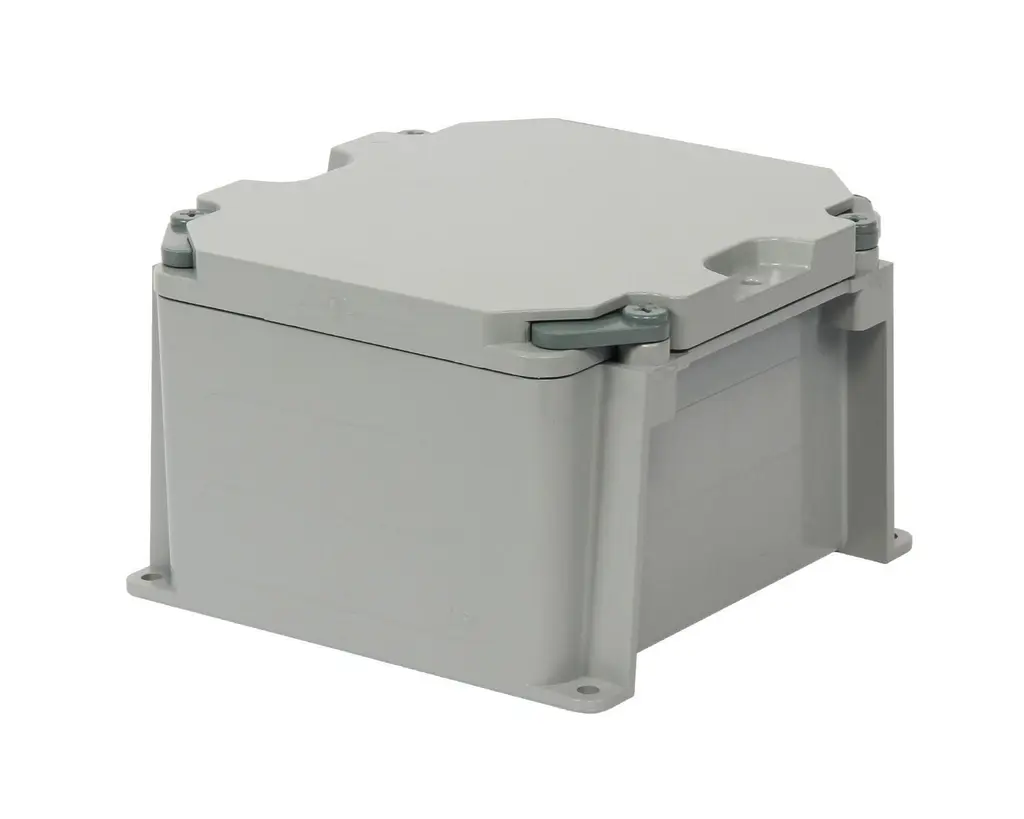 PVC Junction Box 6x6x4 Inch 172.05 Cubic-Inch Gray