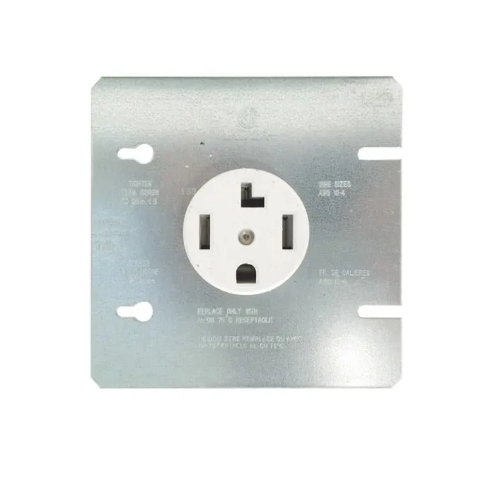Dryer Power Receptacle - White