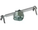 Arlington FBRS4200R-1 Steel Fan and Fixture Mounting Box with Adjustable Bracket, For Existing Construction, 16-24-inches, Metallic