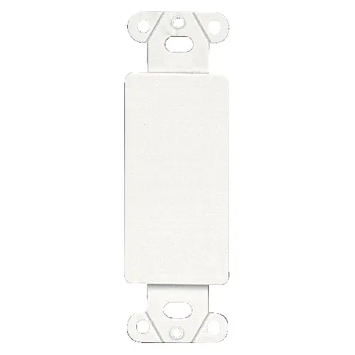 COOPER INDUSTRIES 2160W-SP-L Decorator Wallplate Adapter Blank, White