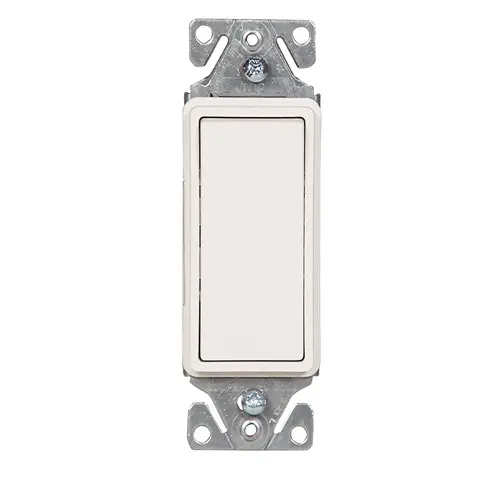 EATON Wiring 7501W-BOX 15-Amp 120-Volt Single-Pole Decorator, White