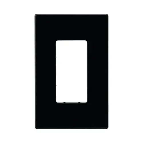 [PJS26BK] Eaton 1 Gang Screwless Wall Plate Black | PJS26B