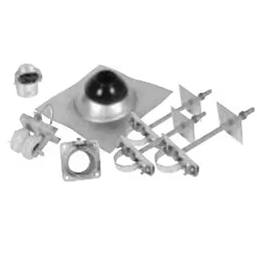 223HNTWMC Hydel 200A Mast Kit   Concrete/Brick Stack Clamps