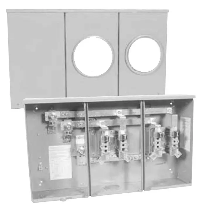 MSCL22R-BC Hydel 200A Main 4 Jaw Multi-Position Meter Base 