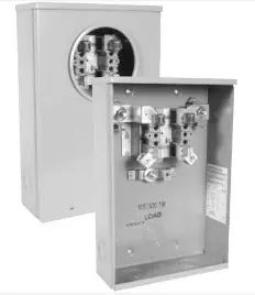 Hydel MSC400TW- Meter Socket Box with 1/2-inch Compression Stud U/G 200A 600V