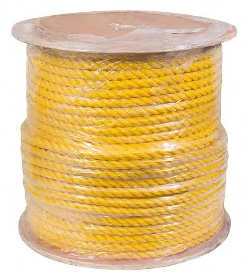 Nesco 1/4'' yellow poly pull rope 1200'