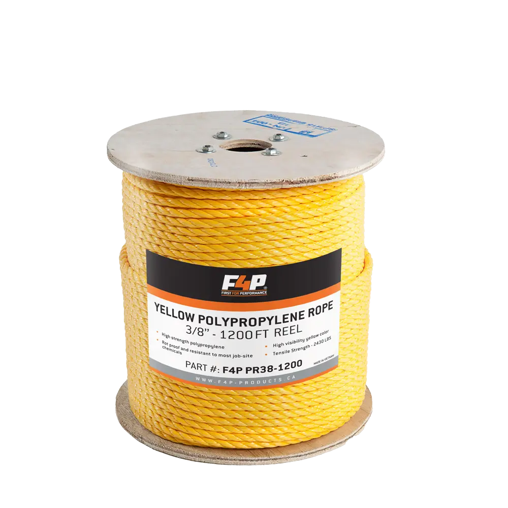 [HO3/8] Nesco 3/8 yellow poly pull rope 630'