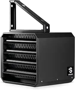 STELPRO DESIGN RUH3TCHAR 3000/2250W 240/208V Series Commercial & Residential Unit Heater with Built-In Thermostat, Charcoal