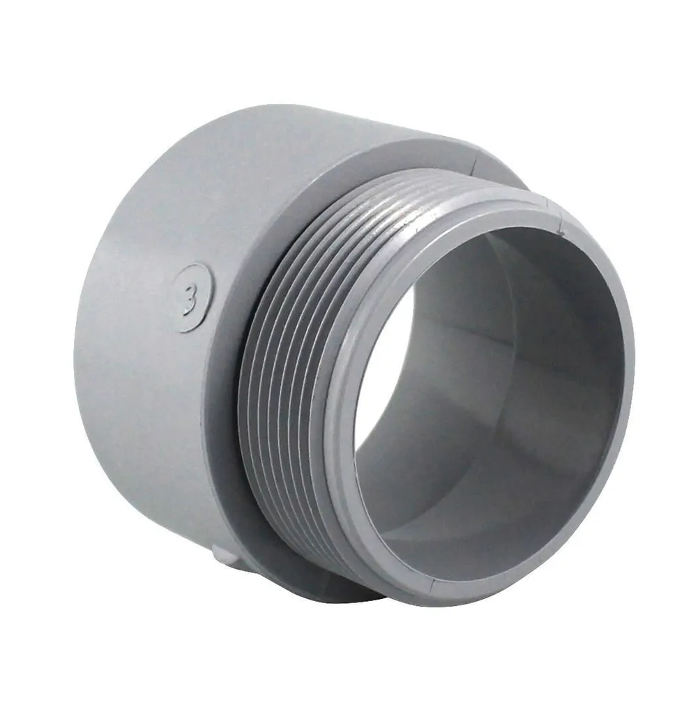 [TA55]  4" PVC Terminal Adapter