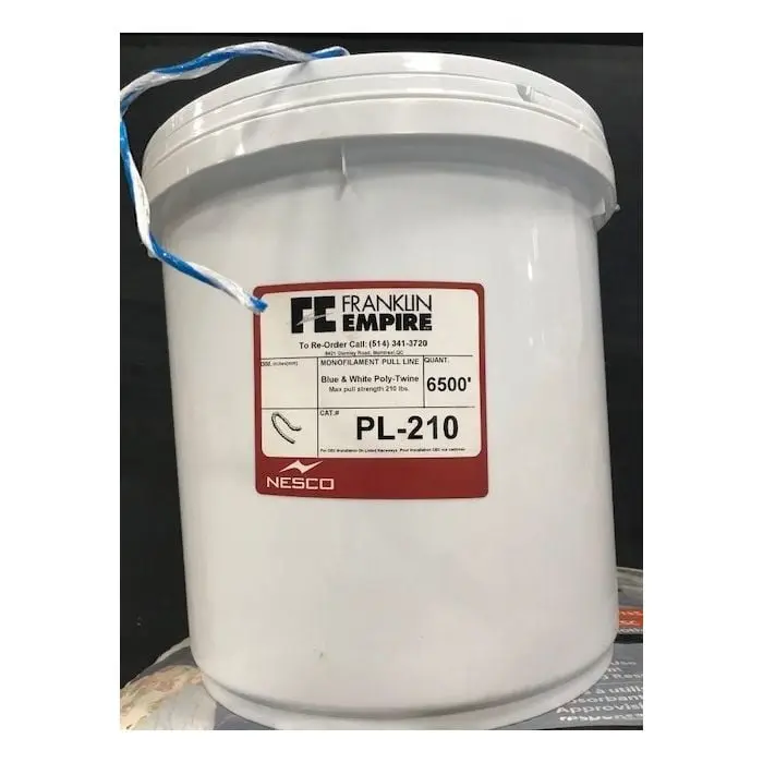 Pull-line, 6500'/pail, 210lbs. Tensile